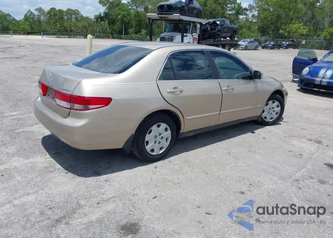 2004 Honda Accord 2.4 Lx из США, поврежденный, VIN 1HGCM56364A144069